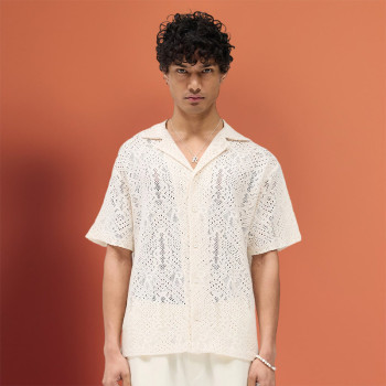 Custom Summer Mesh Shirts | Comfortable breathable Vintage Shirts | Simple Loose Streetwear