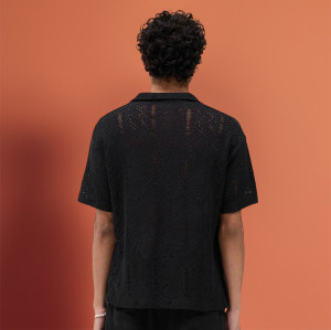Custom Summer Mesh Shirts | Comfortable breathable Vintage Shirts | Simple Loose Streetwear