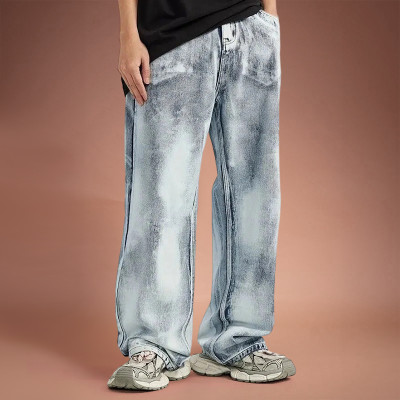 Custom Oversize Vintage Jeans | Wash Loose Casual Pants | Streetwear Pants Supplier