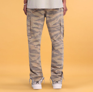 Custom High Quality Pants | Camouflage Cargo Pants | Loose Straight Cotton Camo Pants