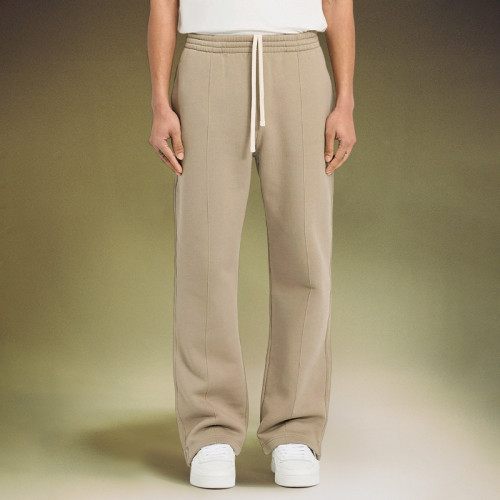 OEM High Quality Pants | Custom Fashion Printed Logo | Solid Color Straight Leg Pants