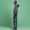 Custom Letter Print Logo Tracksuit | Heavyweight Vintage Acid Wash | Men's Hooded Sweatsuit