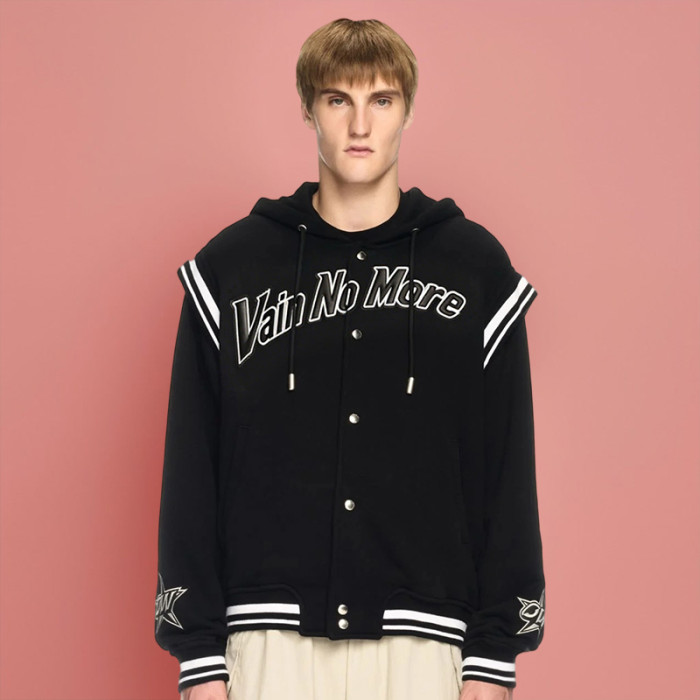 Custom High-quality windbreaker Jacket | Embroidered printed polyester coat | Oversize men's jacket