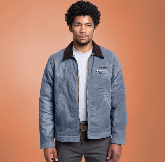 Custom Vintage Fade Canvas Jacket | High Quality Zipper Work Jacket | Streetwear Manufacturer