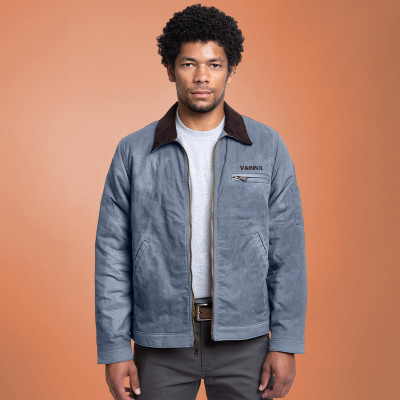 Custom Vintage Fade Canvas Jacket | High Quality Zipper Work Jacket | Streetwear Manufacturer