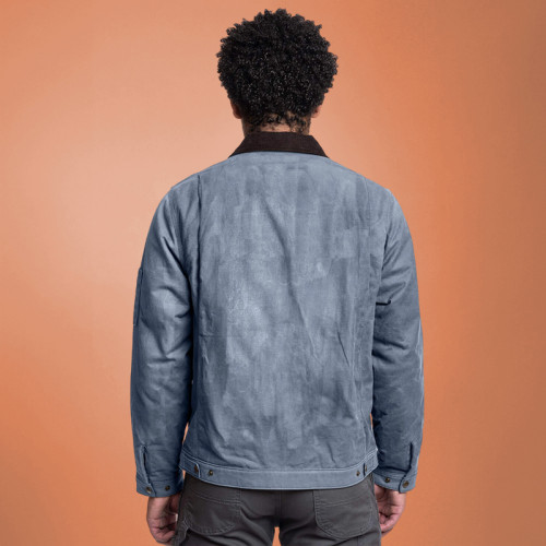 Custom Vintage Fade Canvas Jacket | High Quality Zipper Work Jacket | Streetwear Manufacturer
