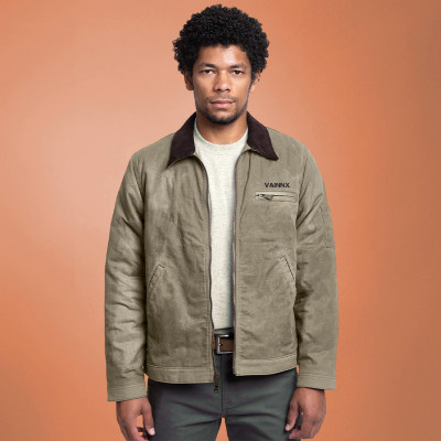 Custom Vintage Fade Canvas Jacket | High Quality Zipper Work Jacket | Streetwear Manufacturer