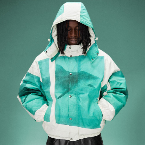 Custom Printed Logo Jacket | Oversized Heavyweight Waterproof Jacket | Fashion Streetwear Supplier