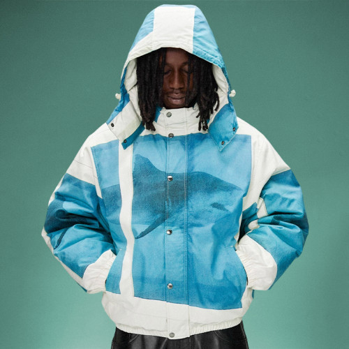 Custom Printed Logo Jacket | Oversized Heavyweight Waterproof Jacket | Fashion Streetwear Supplier