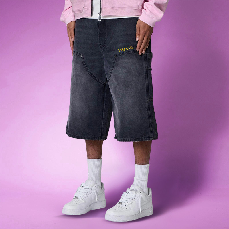 Baggy Straight-leg Shorts