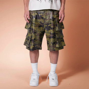 Custom Camo Cargo Shorts | Multi-pocket Camouflage | Oversize Streetwear Manufacturer
