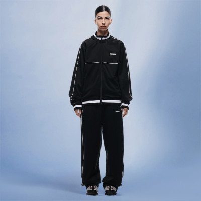 Custom Nylon Windbreaker Tracksuit | Zipper up Soft Shell | Streetwear Sweatsuits Unisex