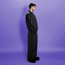 Custom Vintage Unisex Tracksuit | Embroidery Printed Baggy Casual | Simple Streetwear