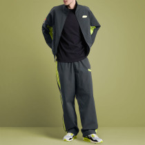 Custom Men's Windproof Two-Piece Tracksuit | Polyester Nylon Baggy Jogging Suit Windbreaker