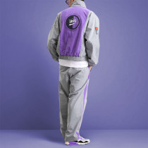 Custom Lightweight Windbreaker Tracksuit | Splicing Casual Sportswear Unisex | Streetwear Supplier