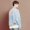 Custom Men's Vintage Denim Jacket  | Printed Embroidery Logo | Streetwear Supplier
