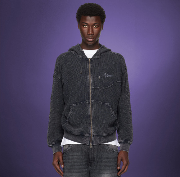 Custom Vintage Washed Jacket | High Quality Heavyweight Shoulder | Men's Zipper Jacket