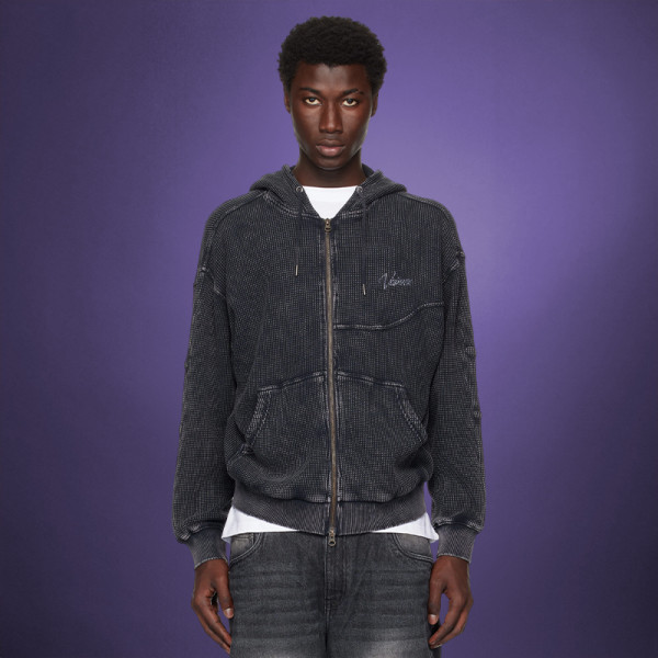 Custom Vintage Washed Jacket | High Quality Heavyweight Shoulder | Men's Zipper Jacket