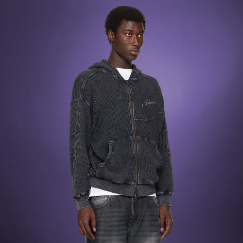 Custom Vintage Washed Jacket | High Quality Heavyweight Shoulder | Men's Zipper Jacket
