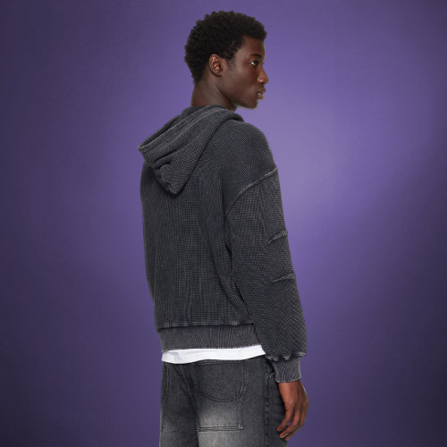 Custom Vintage Washed Jacket | High Quality Heavyweight Shoulder | Men's Zipper Jacket