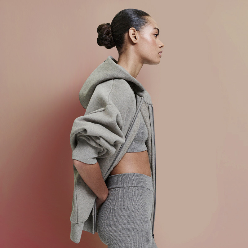 Zip-up hoodie