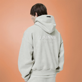 Custom Puff Print LOGO Hoodies | Oversized Drop Shoulder | Heavyweight Boxy Fit Cropped Hoodie