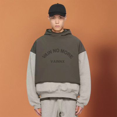 Custom 100% Cotton Hoodies | Blank Embossed Essentials Hoodie |  Sports Jogging Sweatshirt