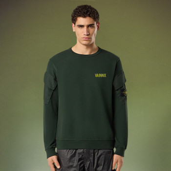 Custom Solid Color Round Neck Hoodie | High Quality Long Sleeves Sweatshirt | Vintage Streetwear