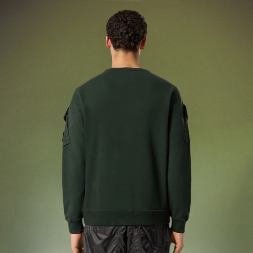 Custom Solid Color Round Neck Hoodie | High Quality Long Sleeves Sweatshirt | Vintage Streetwear