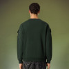 Custom Solid Color Round Neck Hoodie | High Quality Long Sleeves Sweatshirt | Vintage Streetwear