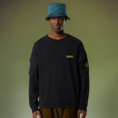 Custom Solid Color Round Neck Hoodie | High Quality Long Sleeves Sweatshirt | Vintage Streetwear