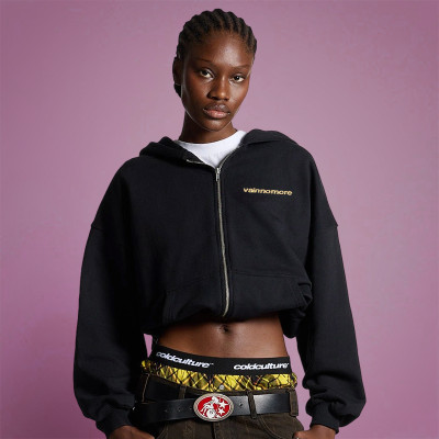 Custom Embroidered printed Logo Zipper Hoodie | Vintage Heavyweight | Streetwear Manufacturer