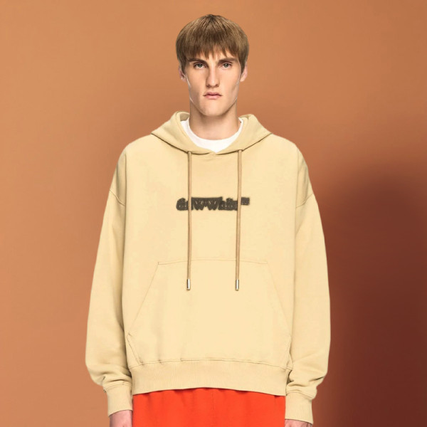 Custom Drop Shoulder Drawstring Hoodie | Long Sleeve Embroidery Hip-hop Style | Hoodies for Men