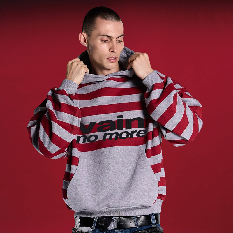 Custom Striped Hoodie