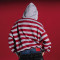 Custom Striped Long Sleeve Hoodie | Oversize Lightweight Soft Cotton | Hoodie for Unisex