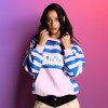 Custom Oversized Embroidery Stripes Hoodie | 100% organic cotton | Streetwear Supplier