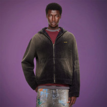 Custom Acid wash Hoodie | Sun Faded Vintage Zip-up Hoodie | Oversized Streetwear