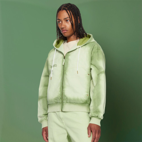 Custom  High Quality Green Hoodie  |Drop Shoulder Heavyweight Hoodie | Streetwear Supplier