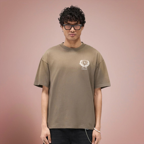 Custom Men Oversize Print T-shirt | Acid Wash Heavyweight Sun Fade | T-shirt for Men