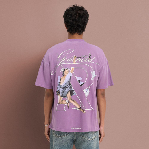 Custom High Quality 100% Cotton T-shirt | Oversize Blank Print Graphics | Designer Streetwear