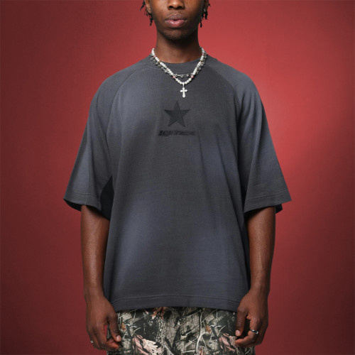 Custom Men's Acid Wash T-Shirt | Vintage casual heavyweight | Oversize Streetwear Supplier