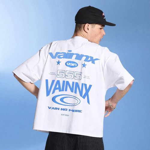 Custom Digital Printed T-shirt | Oversize Drop Shoulder O-neck | Streetwear Supplier