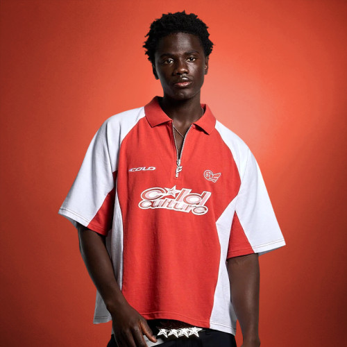 Custom Quick-Drying Heavyweight T-Shirt | Polyester Spandex Breathable | OEM Printed Polo Shirt