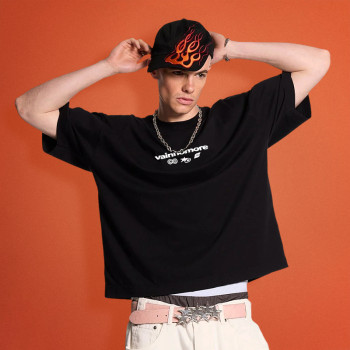 Custom High quality 100% cotton T-Shirt | Heavyweight Unisex O-Neck| Fashion Baggy Casual T-shirt