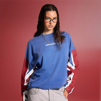 Custom Twill Embroidered Logo | Oversized Drop Shoulder Long Sleeved | Streetwear T-shirt