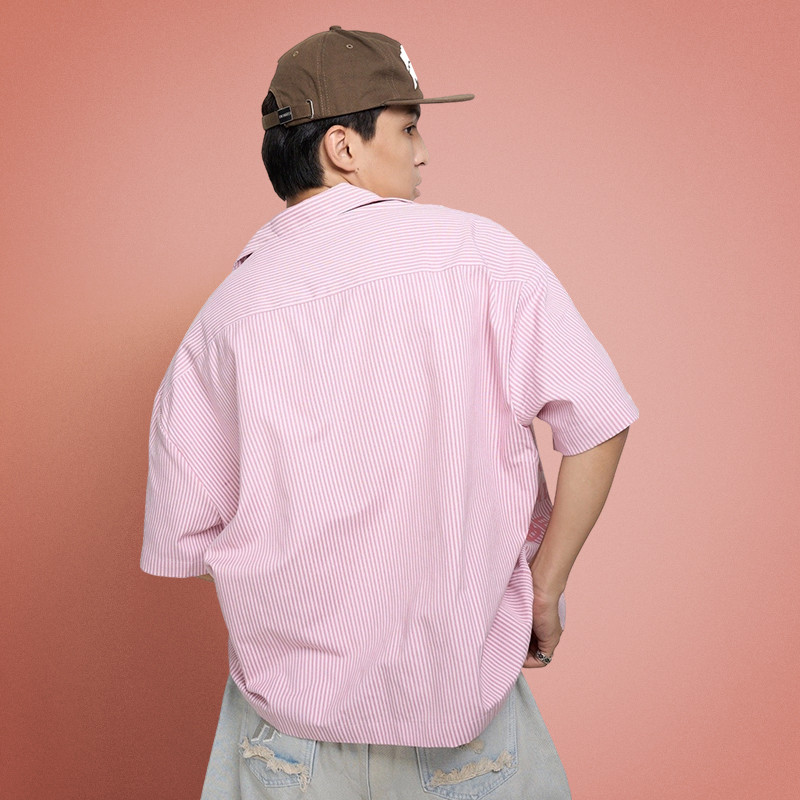 Bicolor Drop Shoulder Shirt