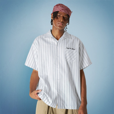 Custom Men's Button Down Shirts | Plain Casual Vintage Summer Shirts| Regular Streetwear