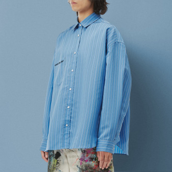 Custom Casual Boxy Fit Shirt | Striped Button up Long Sleeve Vintage| Unisex Summer Shirt