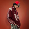 Custom Knitted Cardigan Sweater | Oversize Men Zipper Sweater | Football Sport Sweater