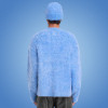 Custom Mohair Sweater | Long Sleeve Crew Neck Threaded Plush Sweater | Men's Knitted Sweater